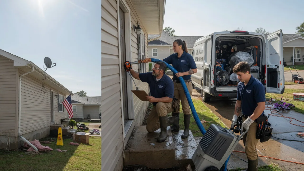 Ceiling Water Damage Restoration in Ellendale, MN near me